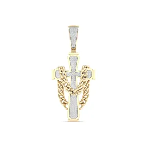 10K 0.43CT Diamond Pendant