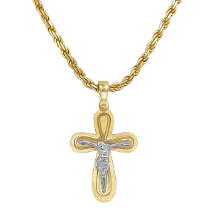 18KT Small Crucifix Pendant