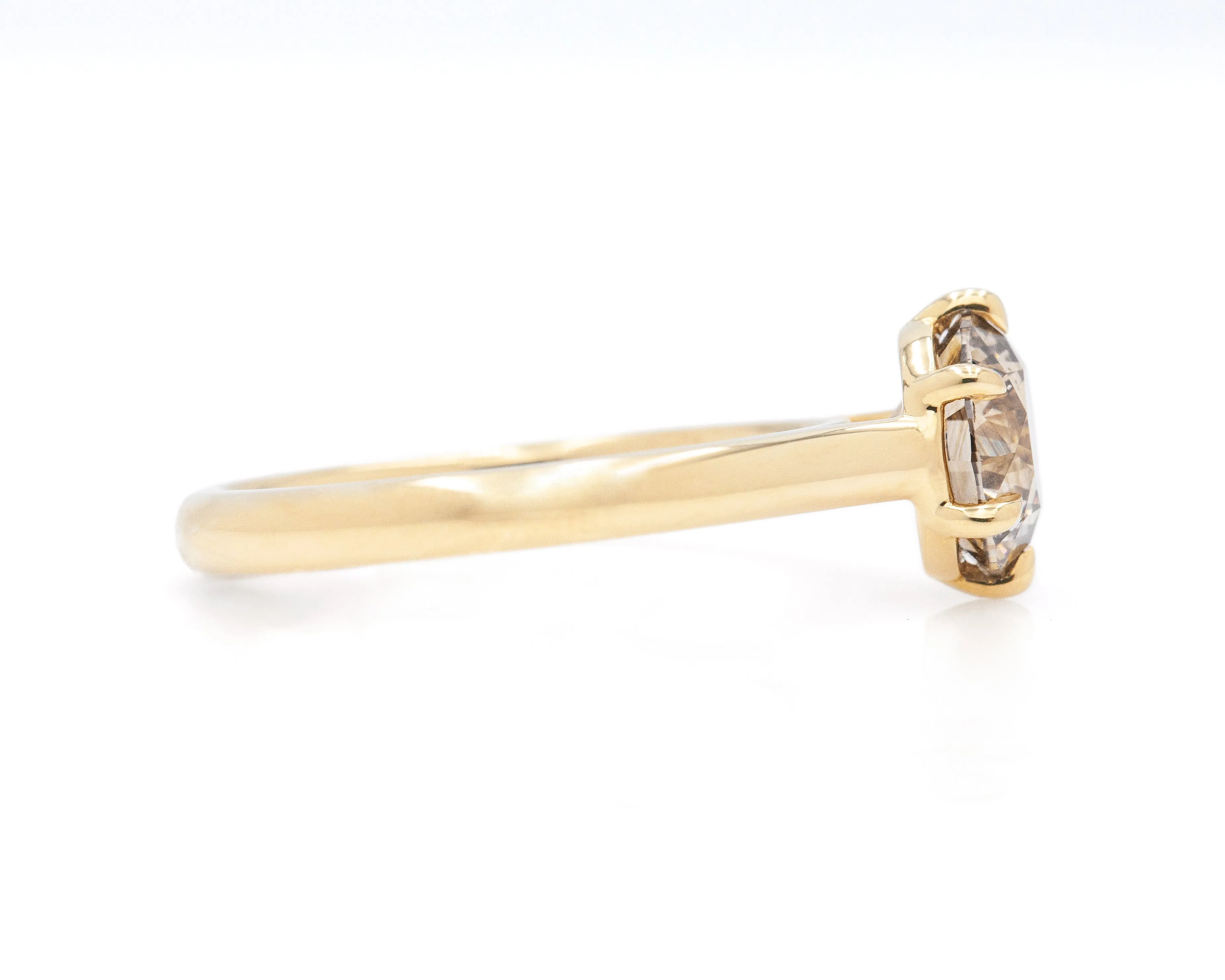 1.90-Carat Champagne Diamond Solitaire (Ready to Ship Size 7)