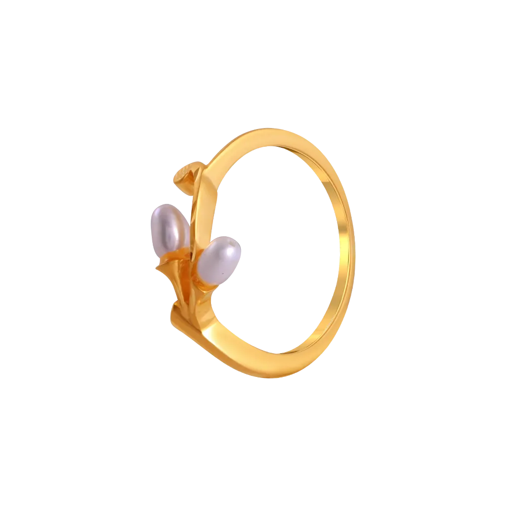 22k Duo-bead Gold Rings From Goldlites Collection