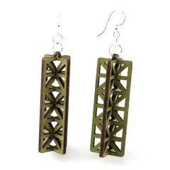 3D Structure Earrings # 1433