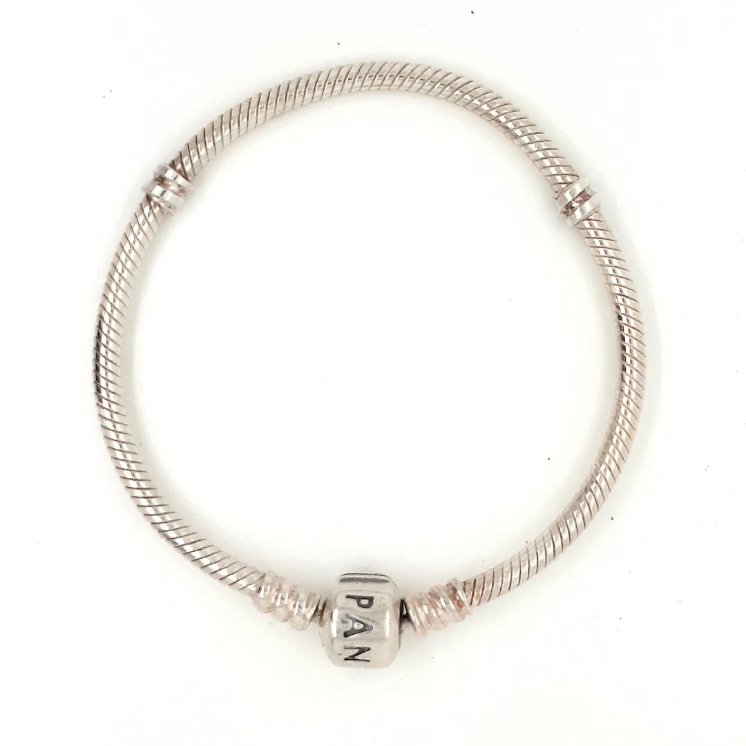 925 Silver Pandora Bracelet 12.9g Preowned