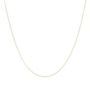 9ct Gold Curb Chain Necklace