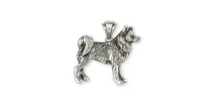 Alaskan Malamute Pendant Jewelry Sterling Silver Handmade Dog Pendant MAL2-P