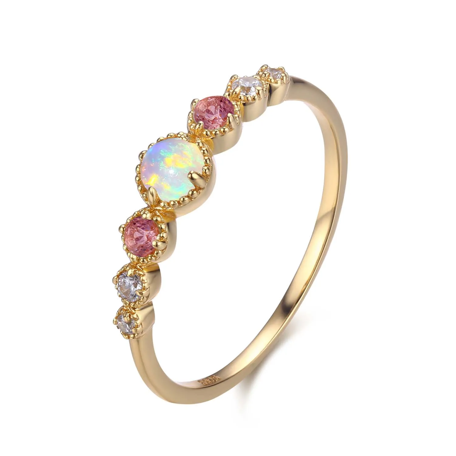 Azura Yellow Gold Rings