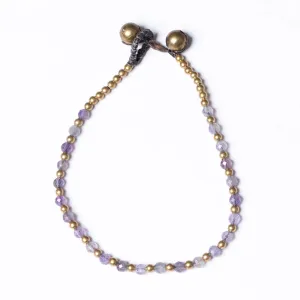 Birthstone Bracelet | February | Amethyst