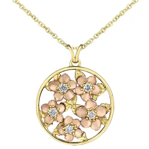 Canadian Diamond Alberta Rose Garden Pendant