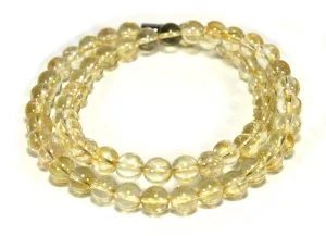 Citrine Necklace (8mm Medium Beads)