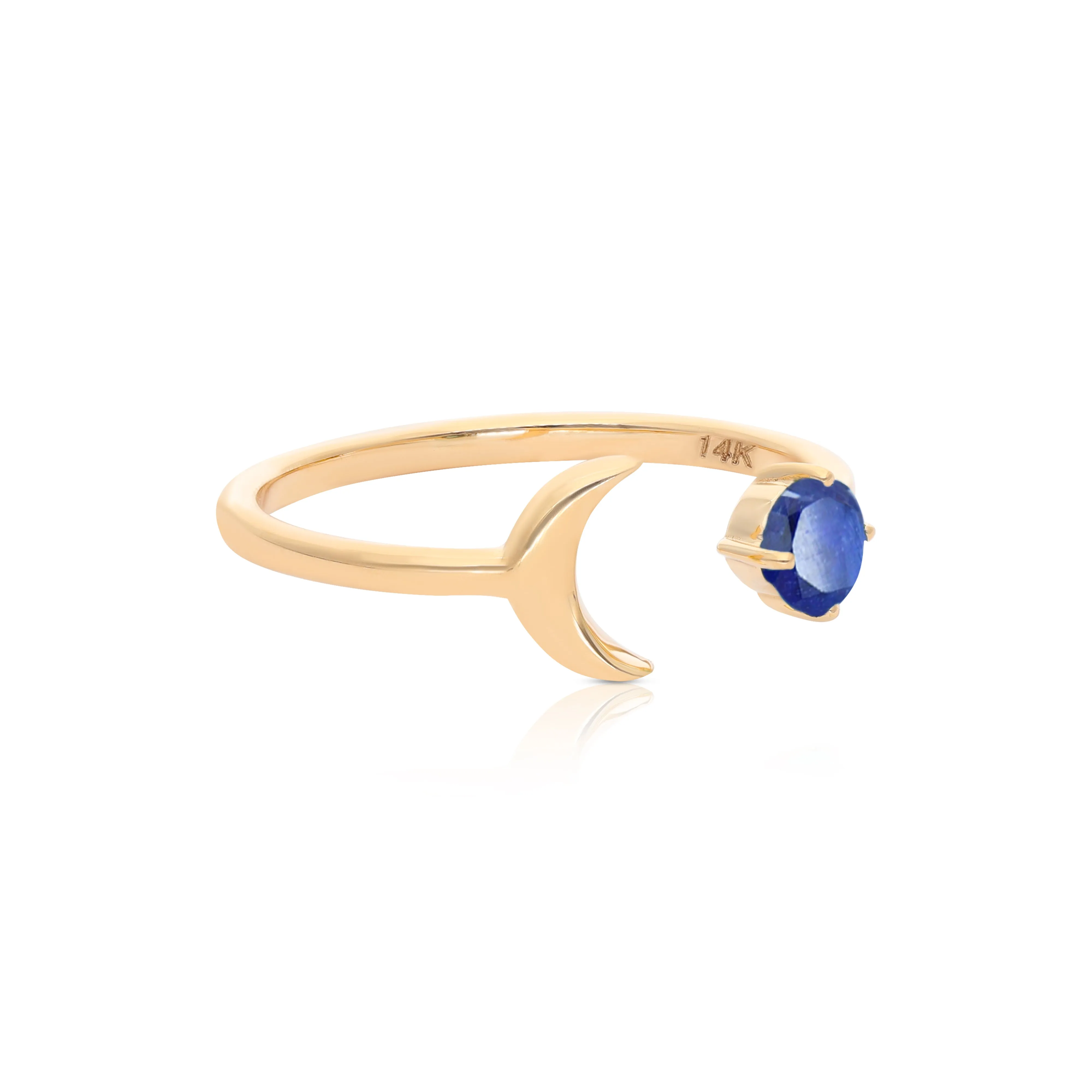 Cosmic Sapphire 14k Gold Ring