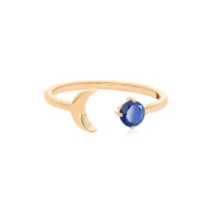 Cosmic Sapphire 14k Gold Ring