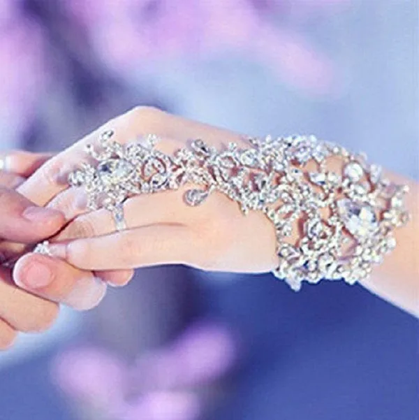 Crystal Bridal Bracelet  Bling Brides Bouquet-Online Bridal Store