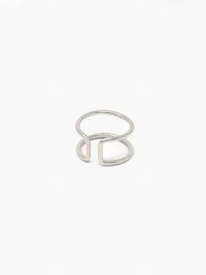 Cuff Ring in Sterling Silver