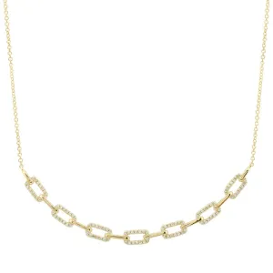 DARCY DIAMOND SEVEN  LINK NECKLACE