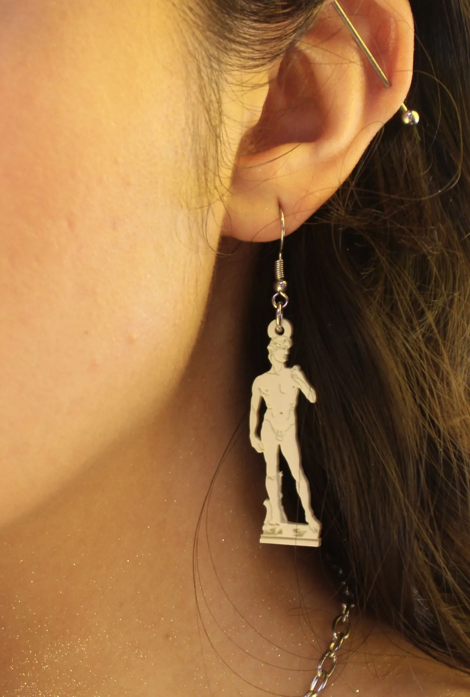 David Sculpture Earrings