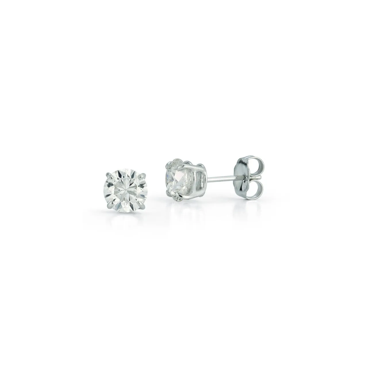 DRD Diamond Solitaire Studs 2.00 Ct. Total Weight