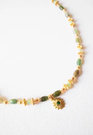 Envet Hazelnut Machiato Necklace - Olive