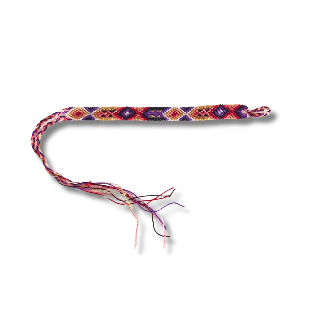 Friendship Woven String Bracelet - Choose Color - Mexico