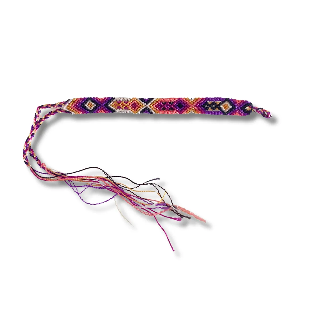 Friendship Woven String Bracelet - Choose Color - Mexico