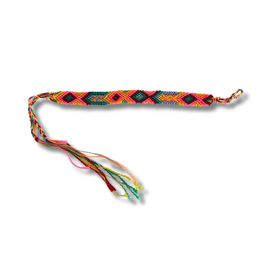 Friendship Woven String Bracelet - Choose Color - Mexico