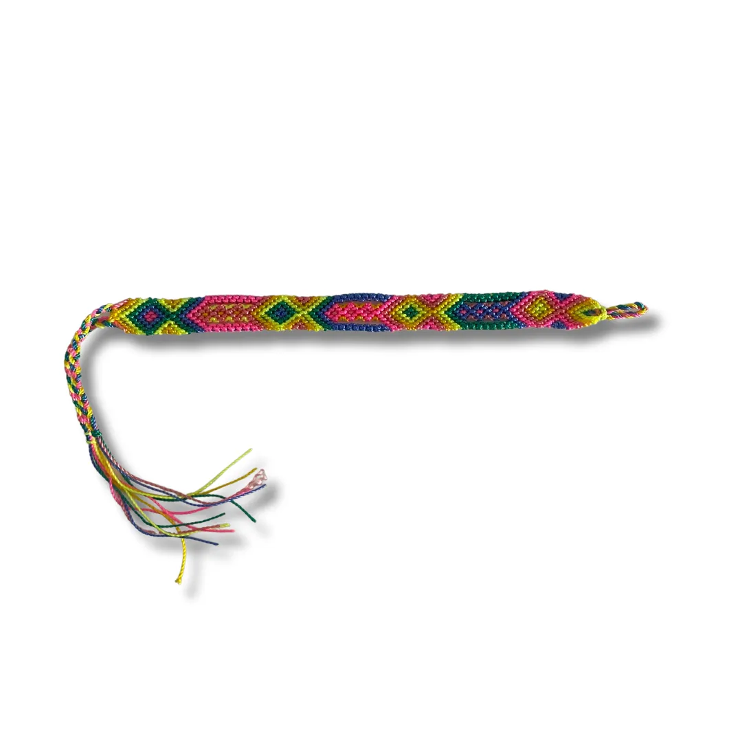 Friendship Woven String Bracelet - Choose Color - Mexico