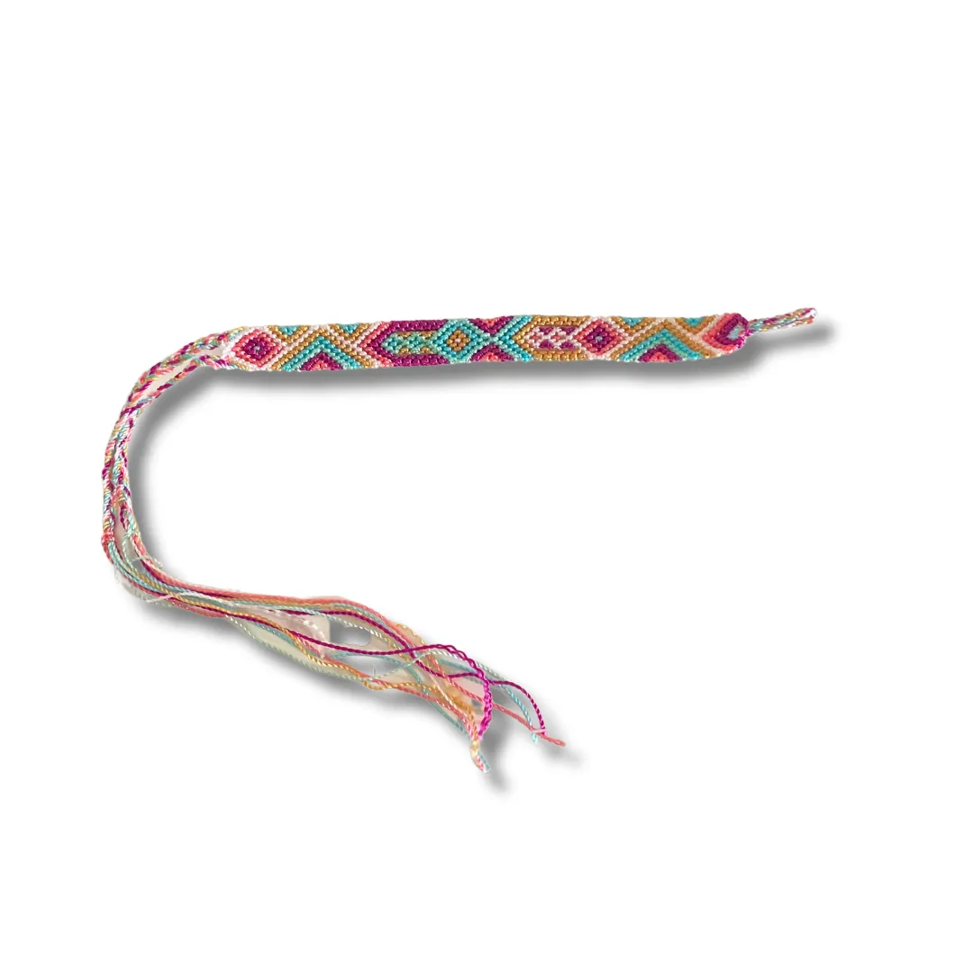 Friendship Woven String Bracelet - Choose Color - Mexico