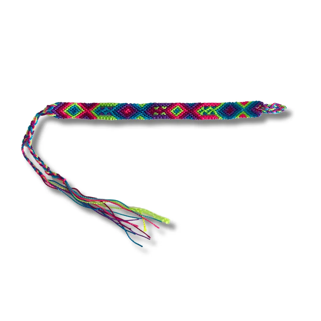 Friendship Woven String Bracelet - Choose Color - Mexico