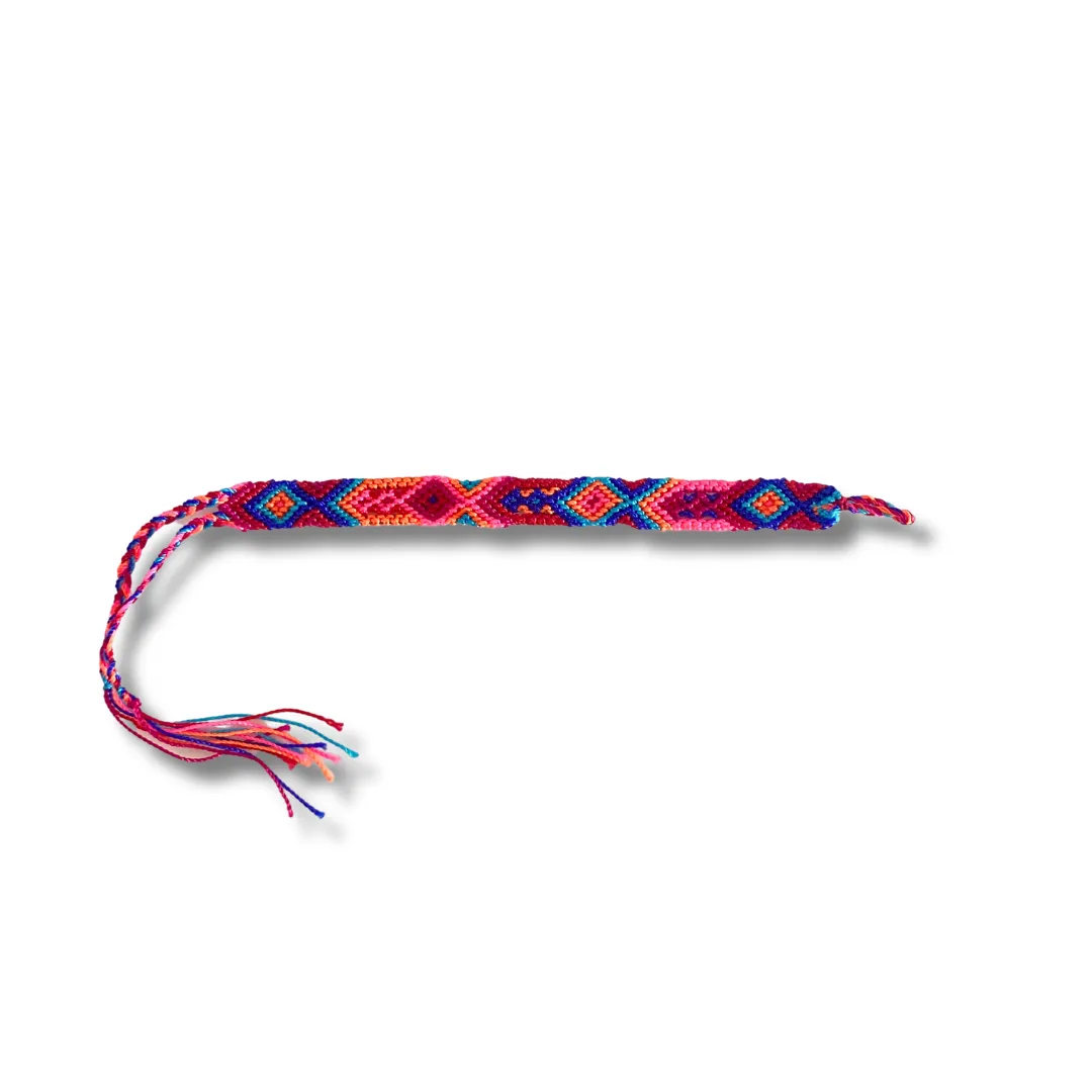 Friendship Woven String Bracelet - Choose Color - Mexico