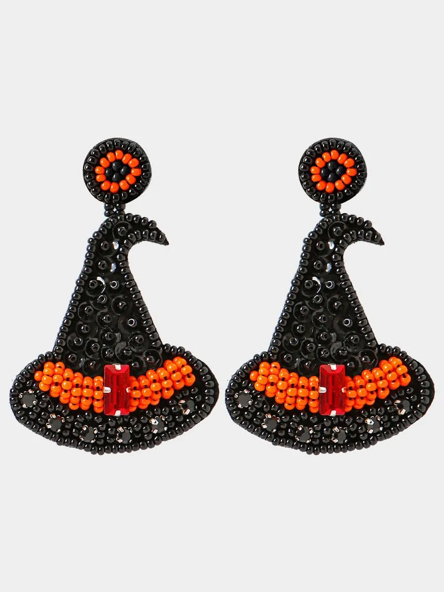 Halloween Hat Earrings Creative Earrings MSE00159