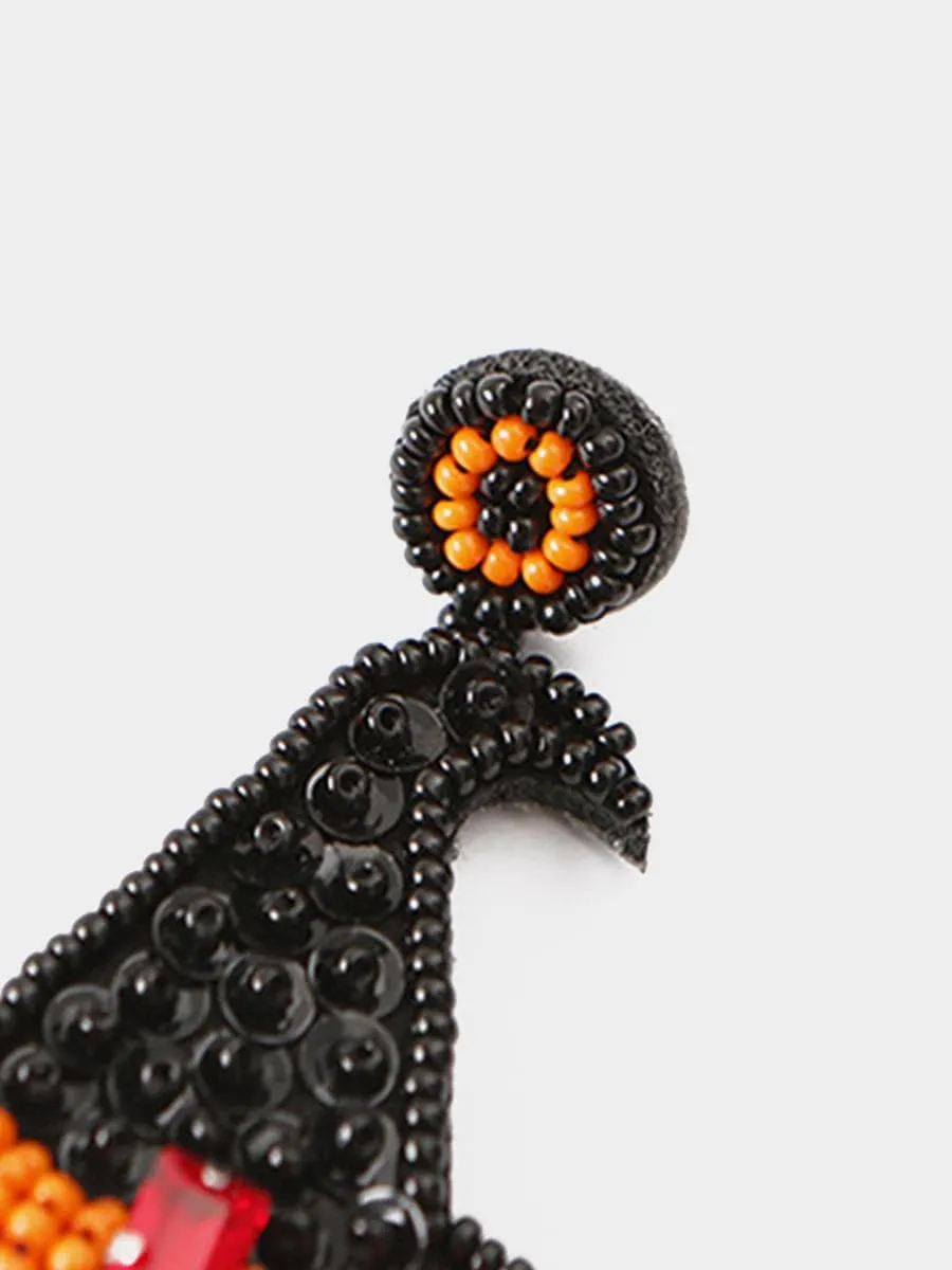 Halloween Hat Earrings Creative Earrings MSE00159