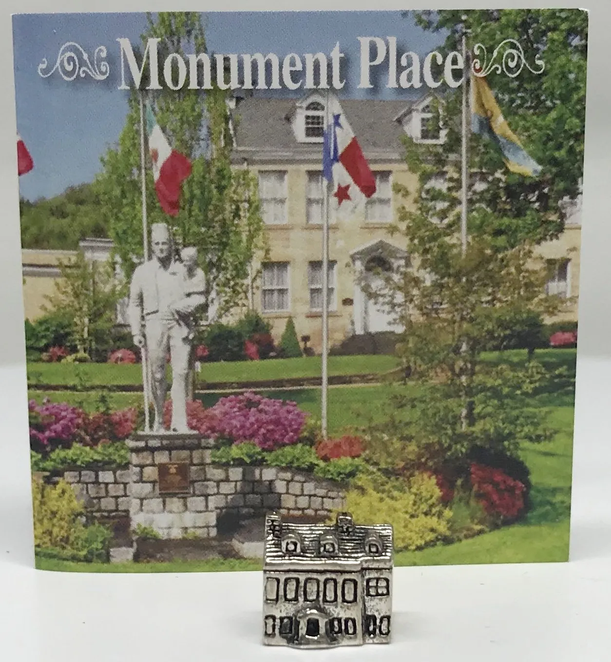 Handmade Sterling Silver "The Monument Place" Wheeling Bead