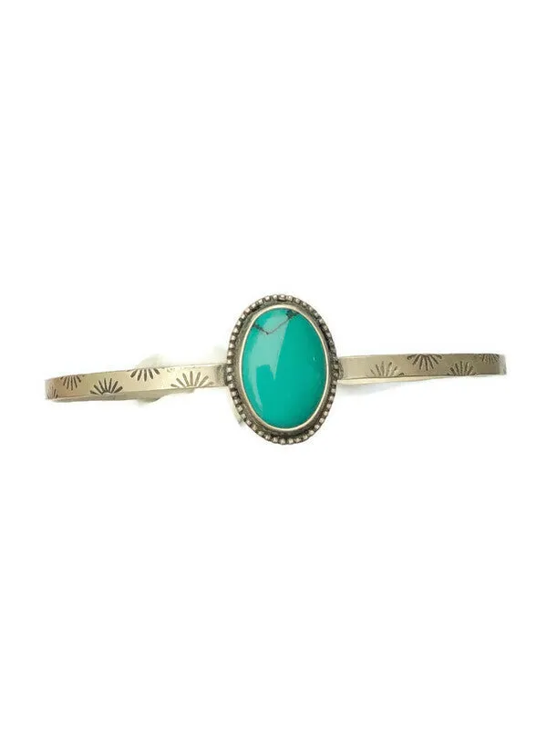 Hubei Turquoise Cuff Bracelet