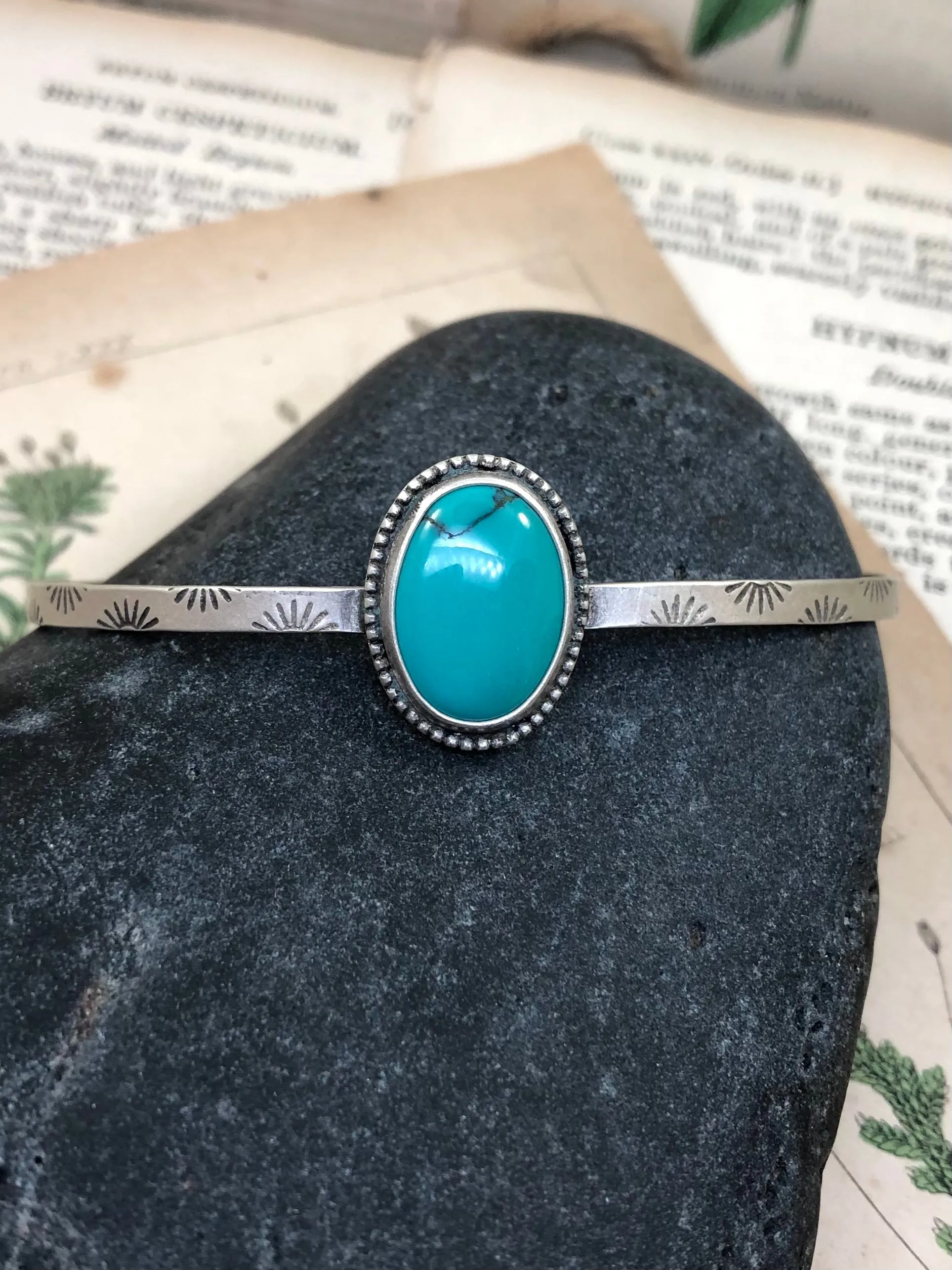 Hubei Turquoise Cuff Bracelet