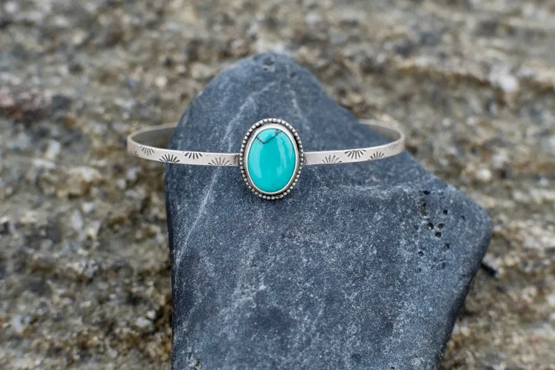 Hubei Turquoise Cuff Bracelet