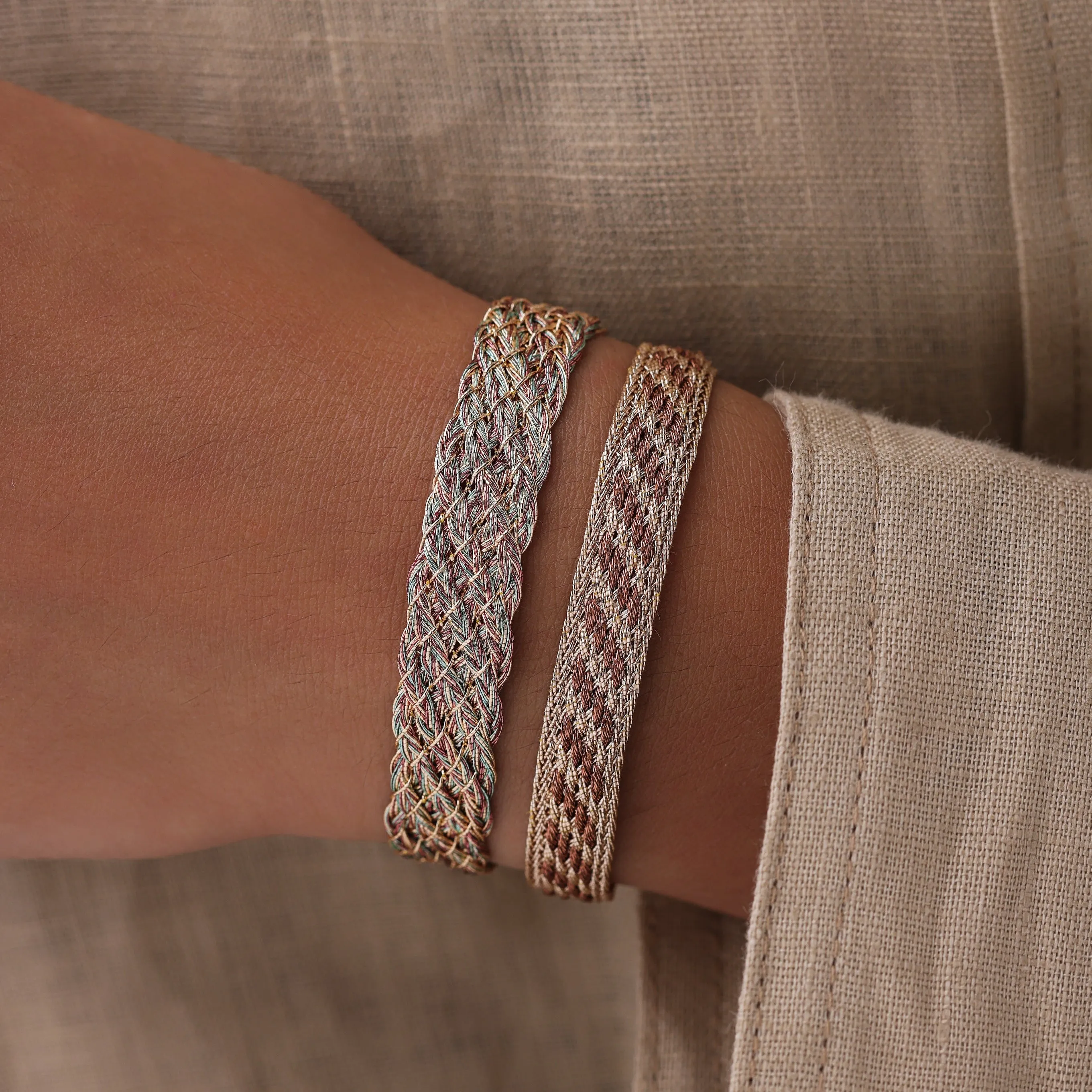 Izy n°2 Bracelet in Rose Gold Mocha