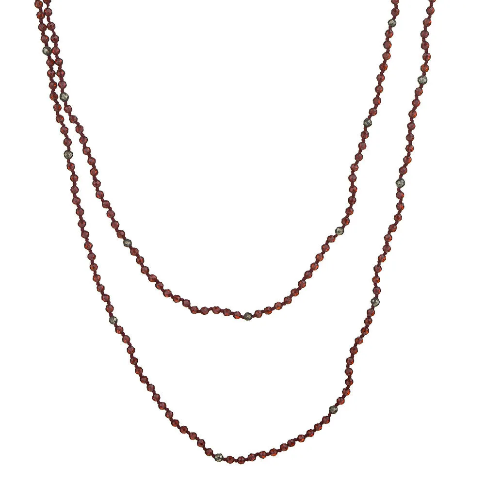 Kimberly, Garnet necklace