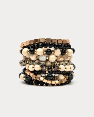 Manhattan Beaded Stacked Bracelet