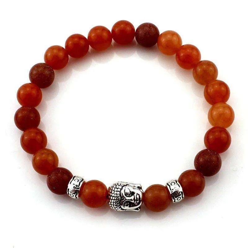 Natural Stone Buddha Bracelets