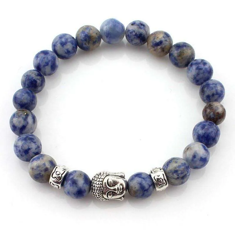 Natural Stone Buddha Bracelets