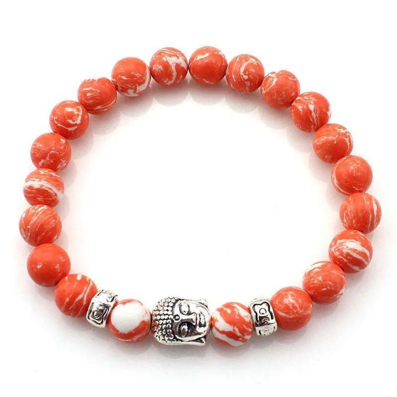 Natural Stone Buddha Bracelets