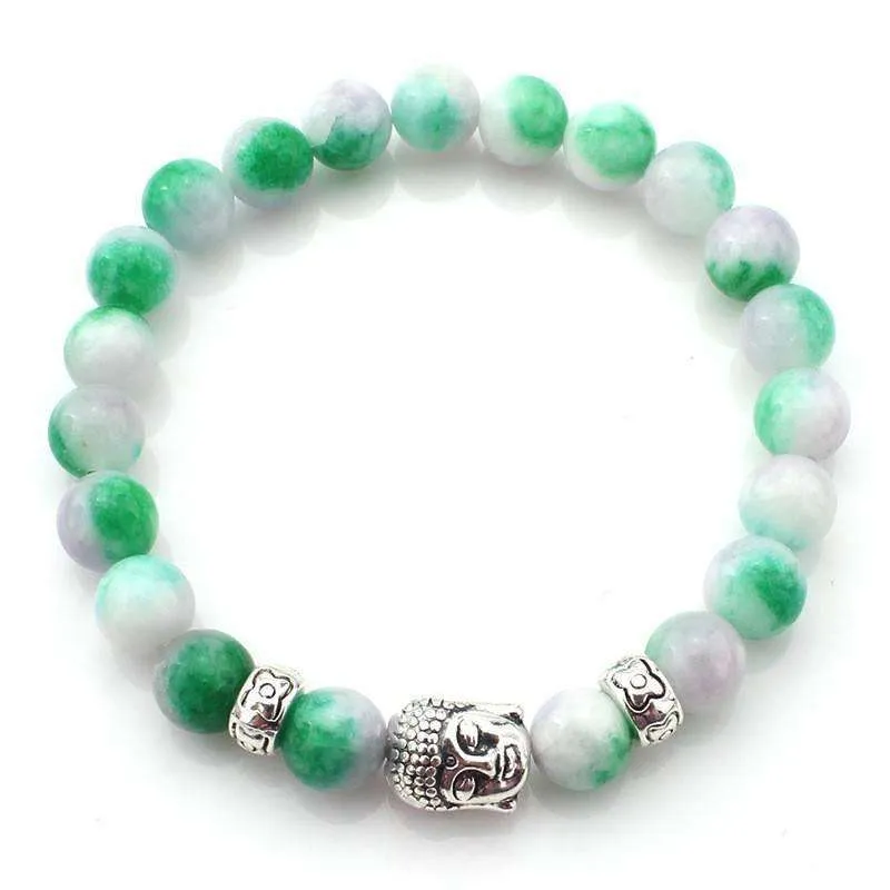 Natural Stone Buddha Bracelets