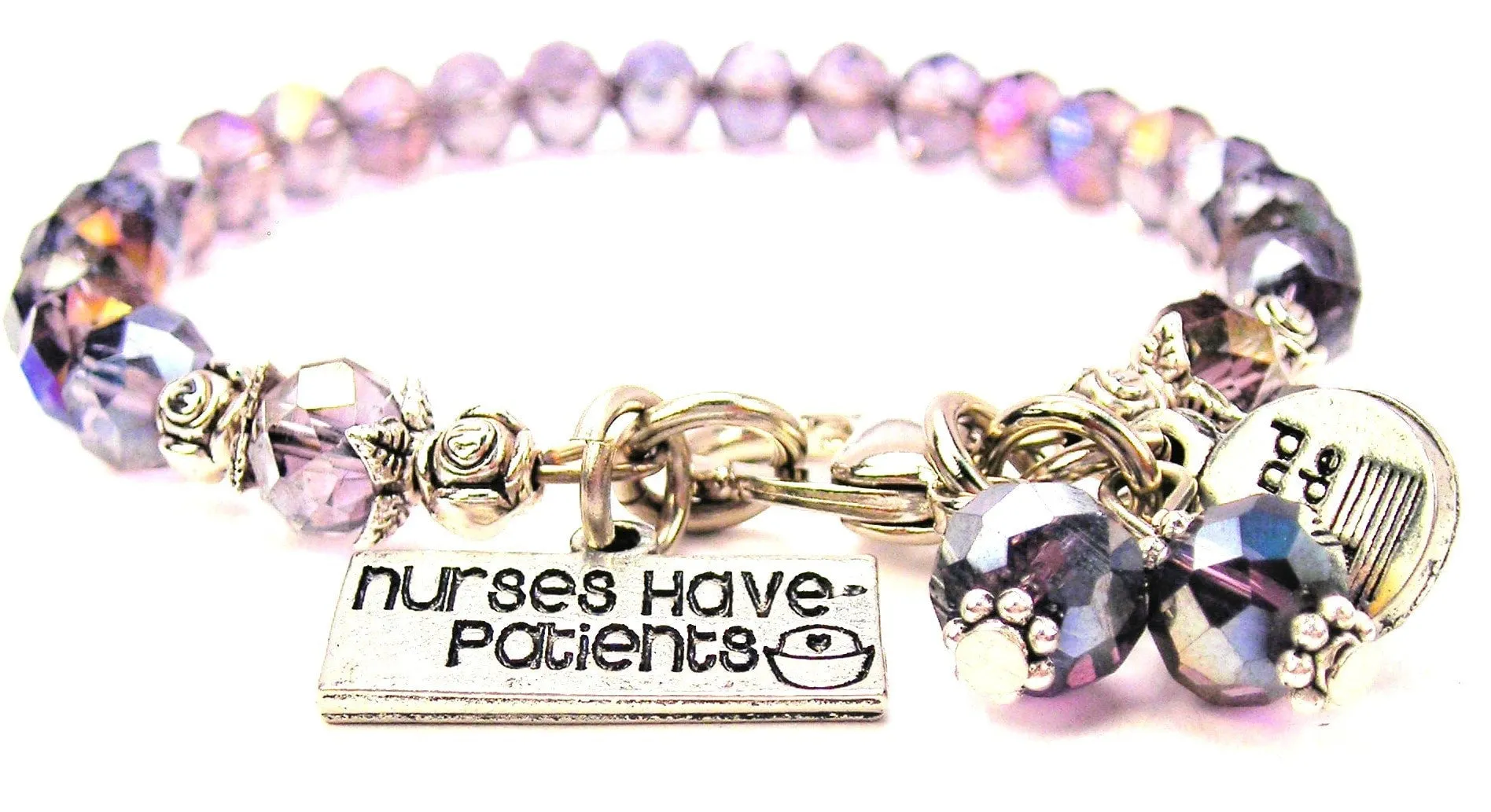 Nurses Have Patients Splash Of Color Crystal Bracelet