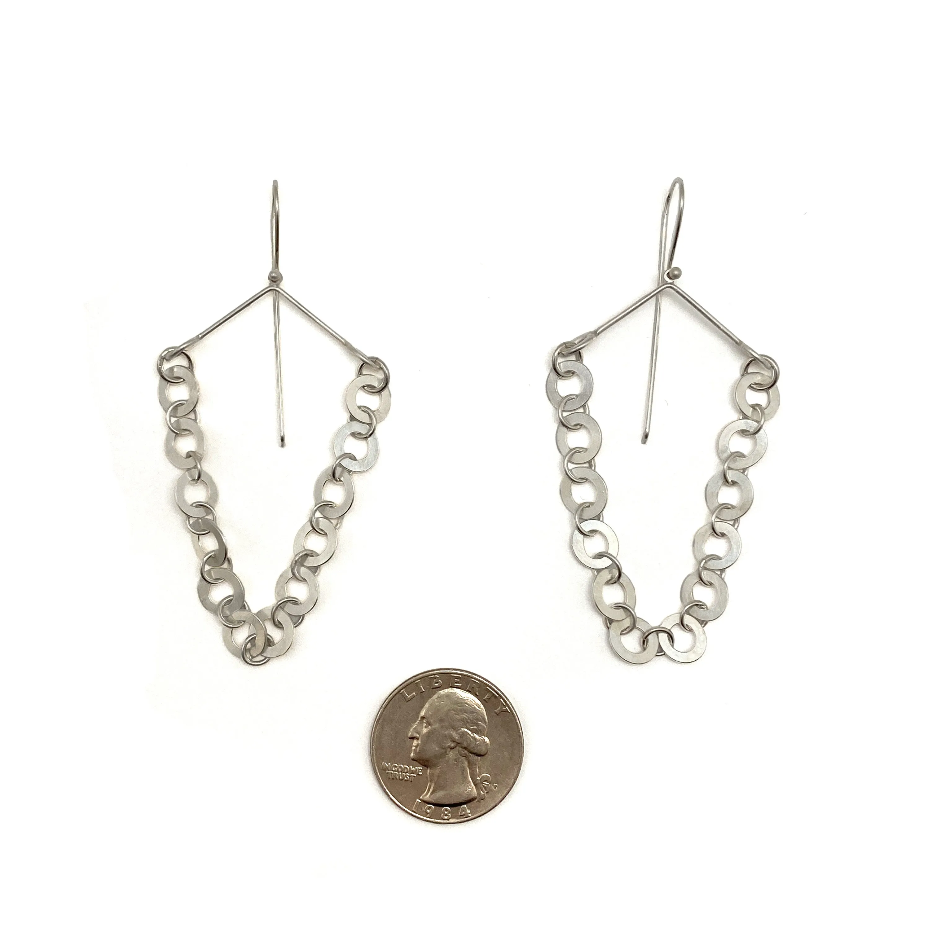 Oval Link Earrings