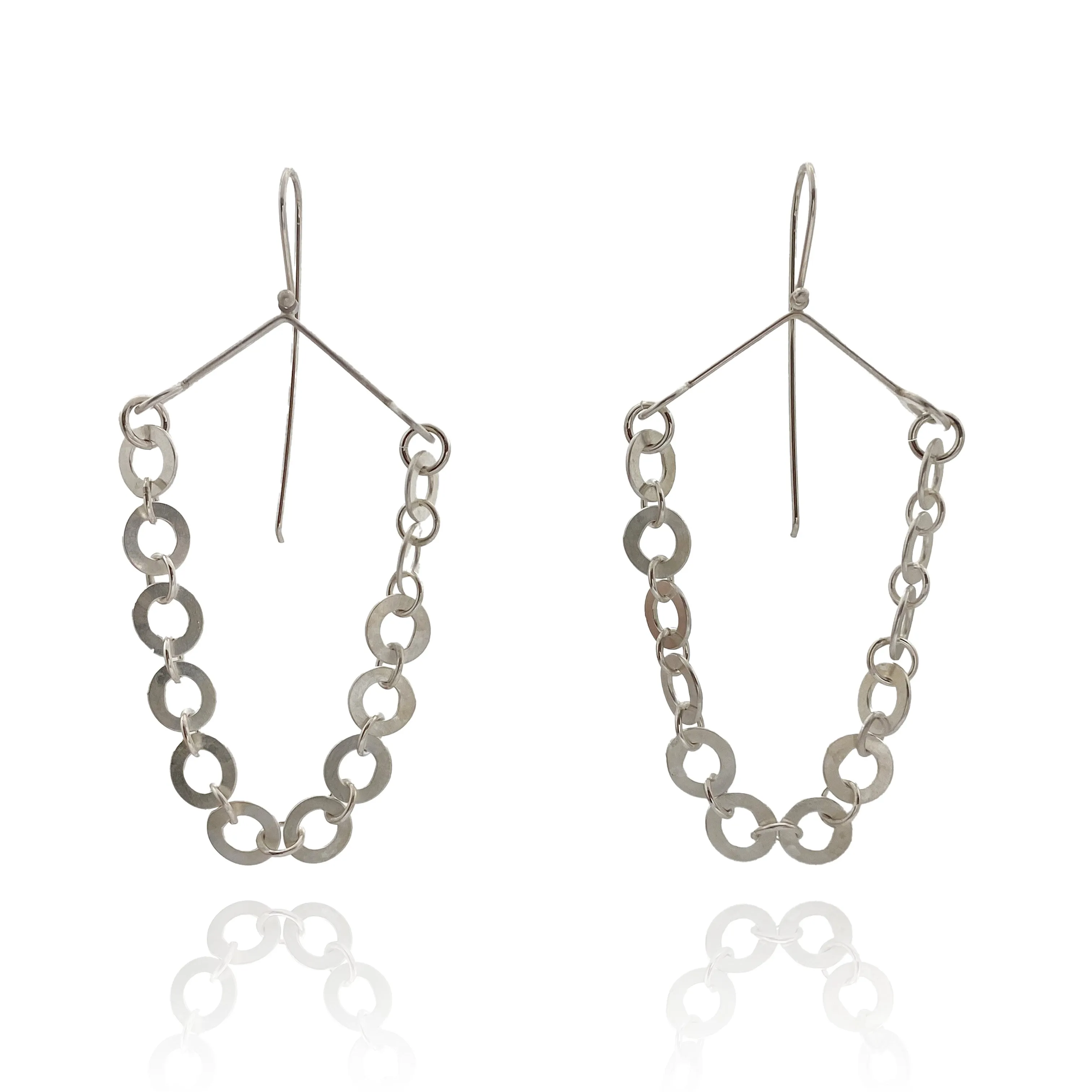 Oval Link Earrings