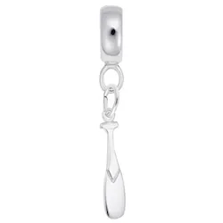 Paddle Charm Dangle Bead In Sterling Silver