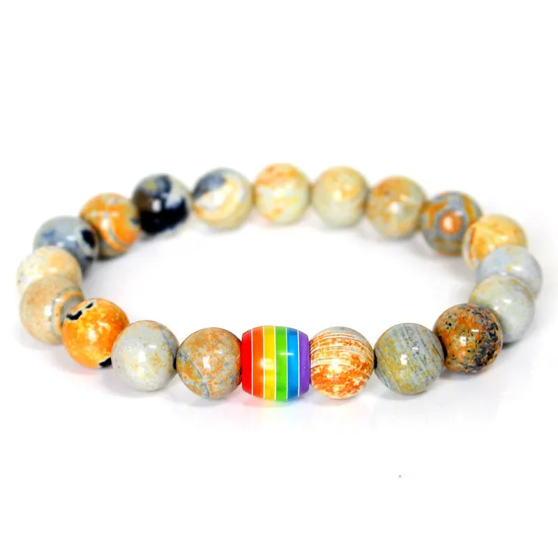 Rainbow Pearl Bracelet