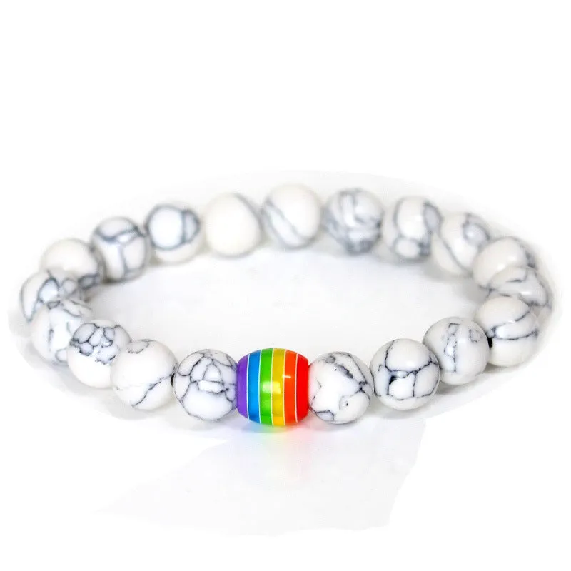 Rainbow Pearl Bracelet