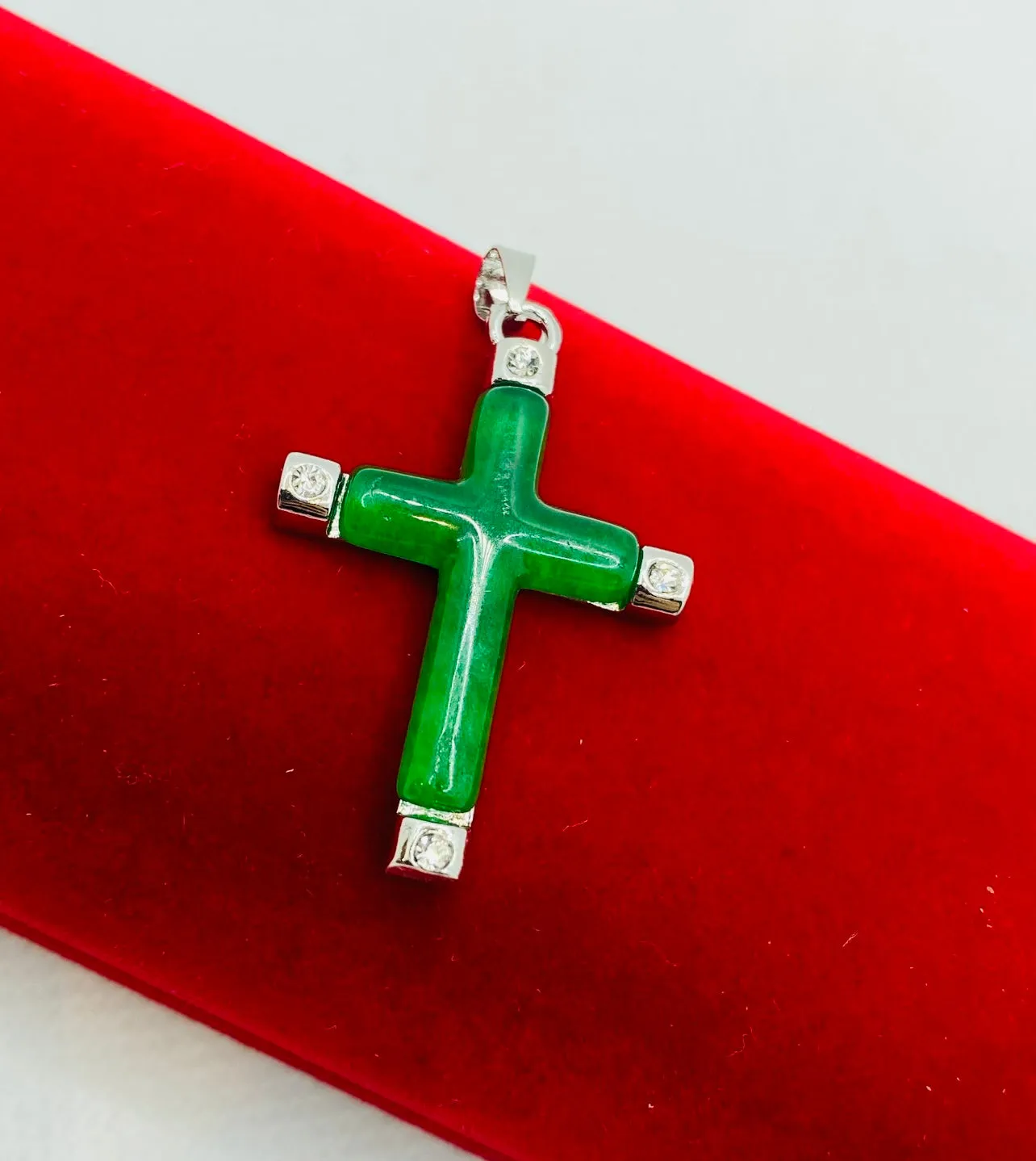 Real Jade Cross Pendants