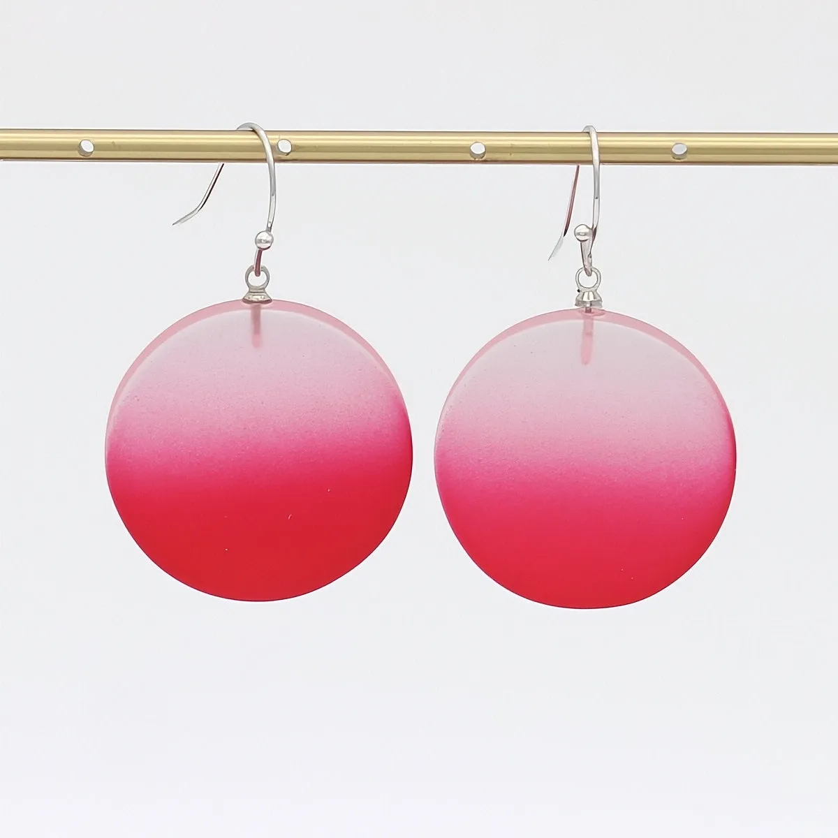 Red Fantasy Ombre Earrings