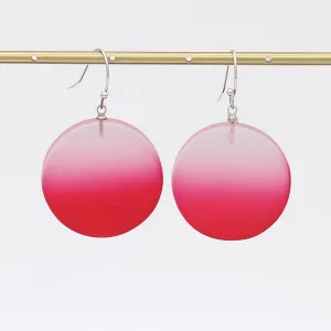 Red Fantasy Ombre Earrings