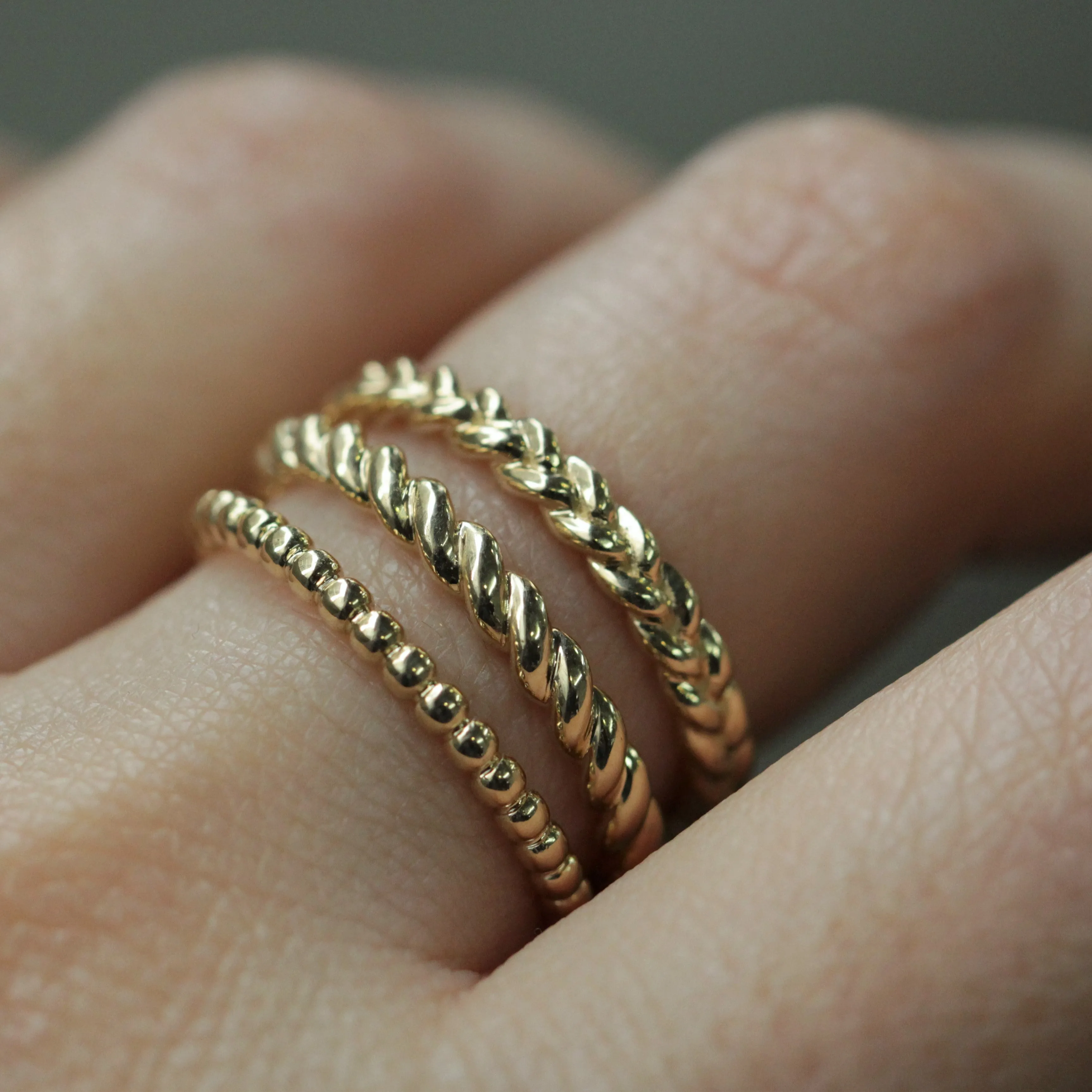 Rope Gold Ring